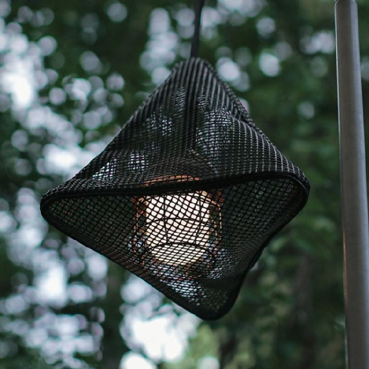 Convenient Triangles Shape Hanging Net Food Drying Net Outdoor Hanging Triangles for Holding Camping Gear