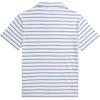 Polo Ralph Lauren Striped Cotton Linen Short Sleeve Polo Shirt Kids Tops White 323965876-003