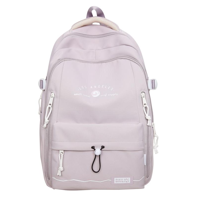 Sac à dos Homme Contraste de Couleurs Sac à dos Femme Grande Capacité Couple Voyage Sac d'écolier Étudiant