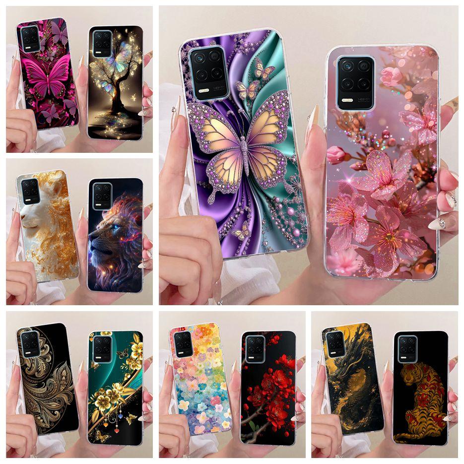 For Realme Narzo 30 5G Case RMX3242 Stylish Butterfly Painted Cover Soft Silicone Case For Realme Narzo 30 Pro Narzo30 5G Fundas