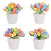 Easter 12cm egg potted creative spotted egg pot outdoor courtyard Easter decorations in stock.