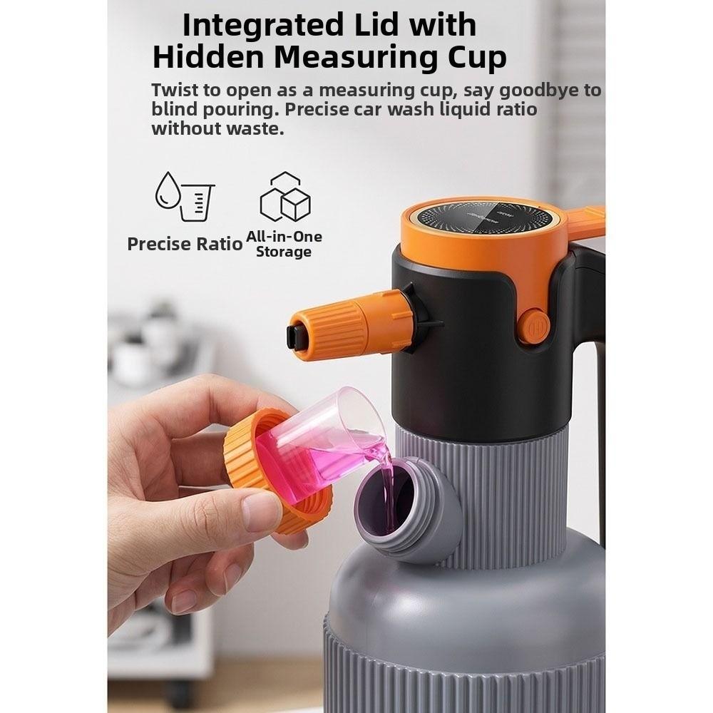Rechargeable Electric Spray Bottle Handheld Car Wash Sprayer Snow Foam Sprinkler Auto Wash