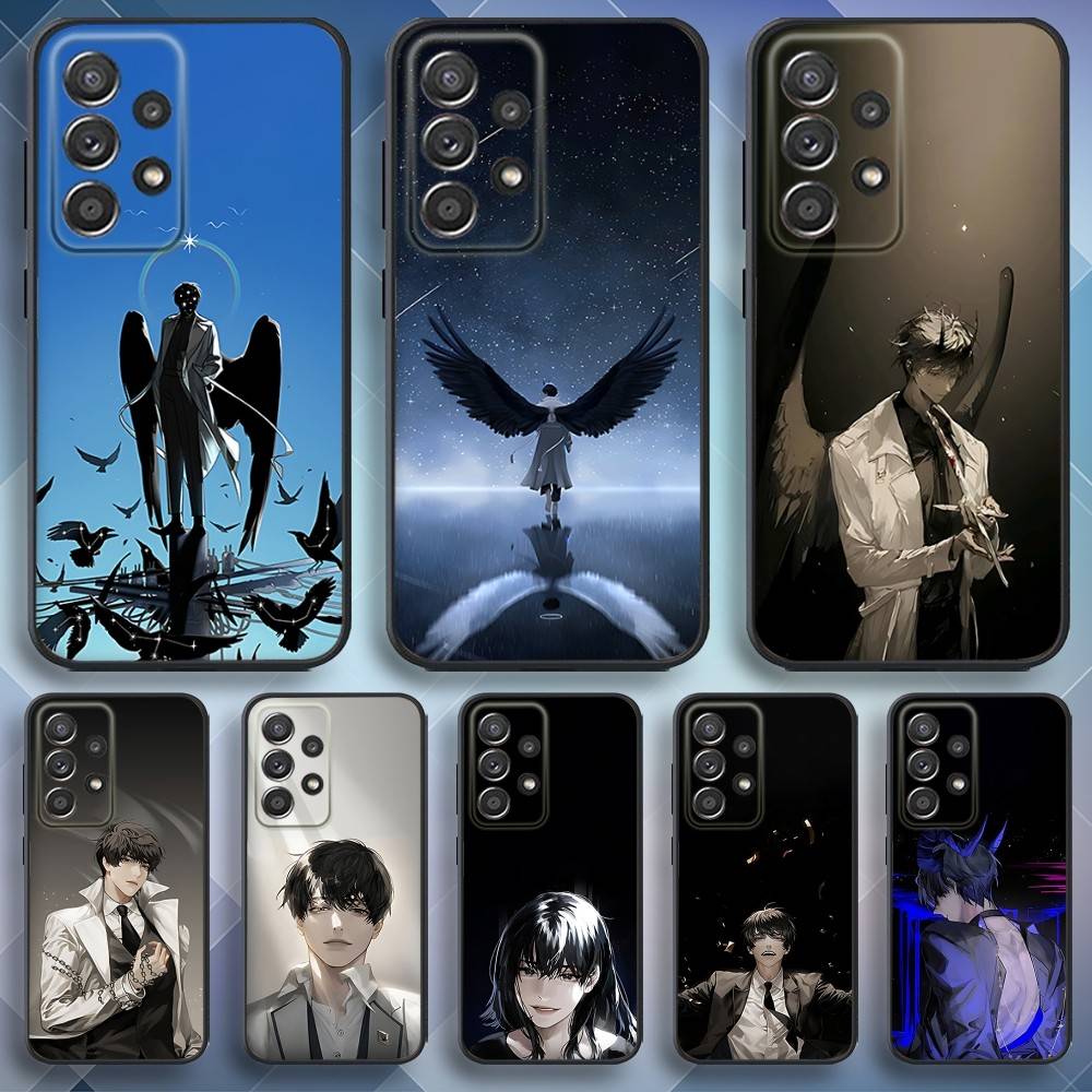 O-Omniscient Reader Anime Phone Case For Samsung S 25,24,23,22,30,21,10,9,Ultra,Plus,Lite,FE,4,5 G Soft Black Case