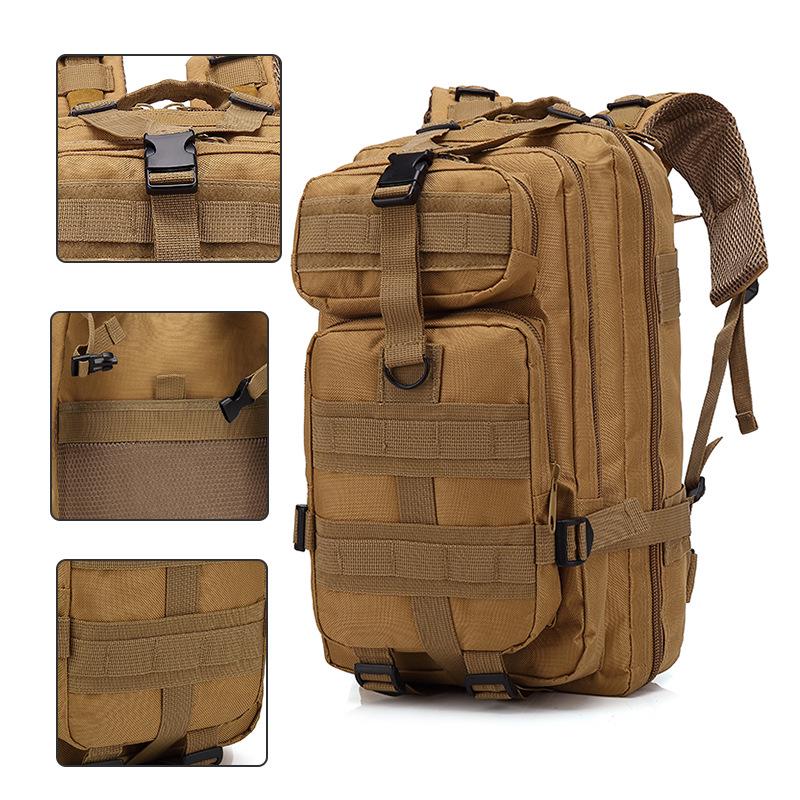Large Capacity Camouflage Camping Backpack for Military and Outdoor Sports - 3P Rucksack