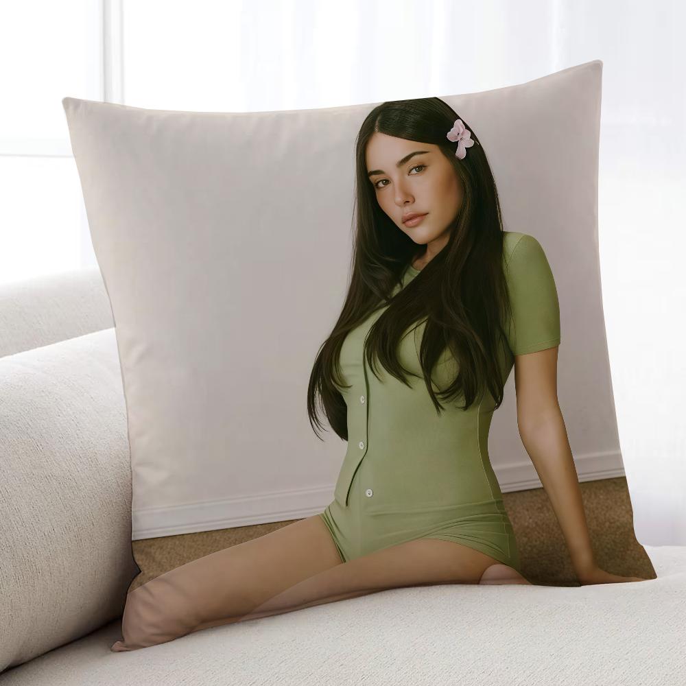 

M-Madison B-Beer Singer cushion cover Home Bedding Sofa living Room pillowcase Simple Soft Skin Cushion Cover Party Gift 12x12Inch