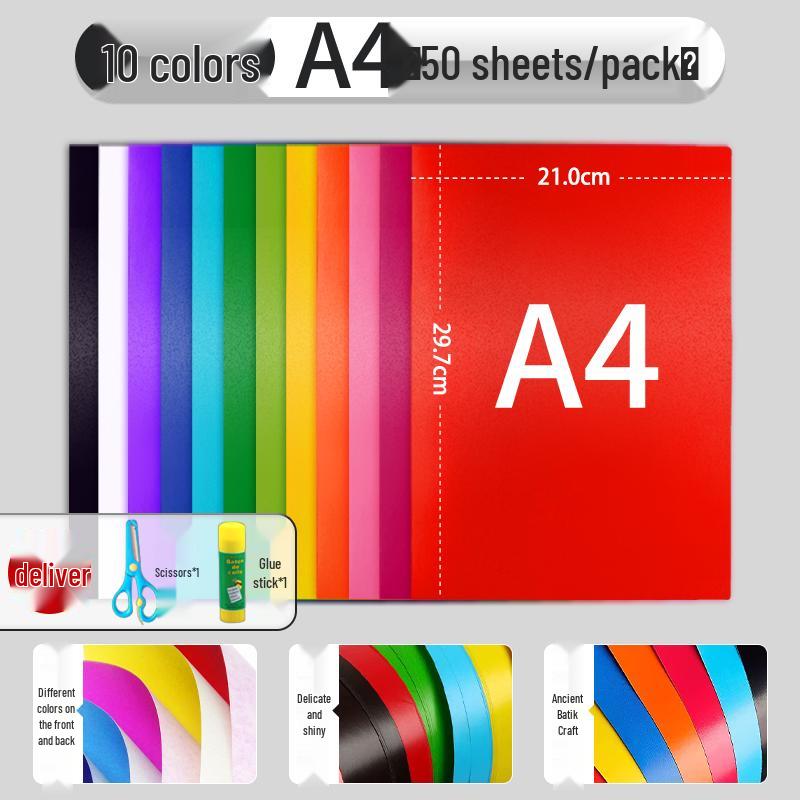 Red Wax Paper for Crafts: A4/A3 Red Sheets, Single/Double-Sided, Perfect for Origami, Window Decorations, and Kids' Projects.