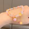 Cartoon Cute Sanrio  Bracelet Girls Kawaii Bracelet Creative Hello Kitty Beaded Bracelet Girl Gifts