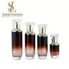 Cosmetic Glass Set: 50g Cream Jar & 150ml Travel Lotion/Toner Bottles