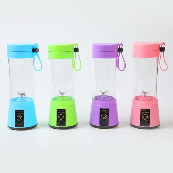 Portable Blender USB Rechargeable Cordless Mini Blender Shakes Juicer with 6 Stainless Steel Blades BPA-Free Blending Machine