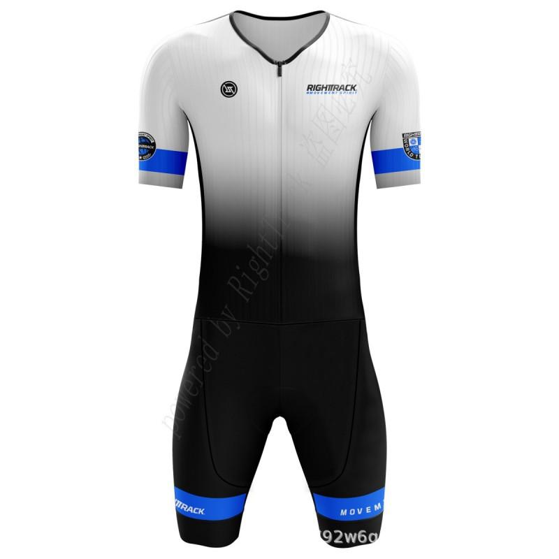 Mens Triathlon Cycling Suit Set Road Mountain Bike Running Roller Sports Performance Wear
