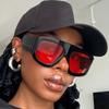 Oversized Thick Frame Aviator Sunglasses Fashion Cool Unisex Sun Glasses
