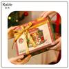 NEW Original RolifeDIY Christmas Candy Stall Small House Miniature Handmade Assembly House Model Building Blocks New Year Gift