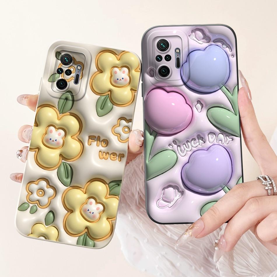 For Xiaomi Redmi Note 10 Pro Cute Panda Rabbit Cartoon Soft Silicone Case For Redmi Note 10 Pro 4G Shockproof Phone Cases