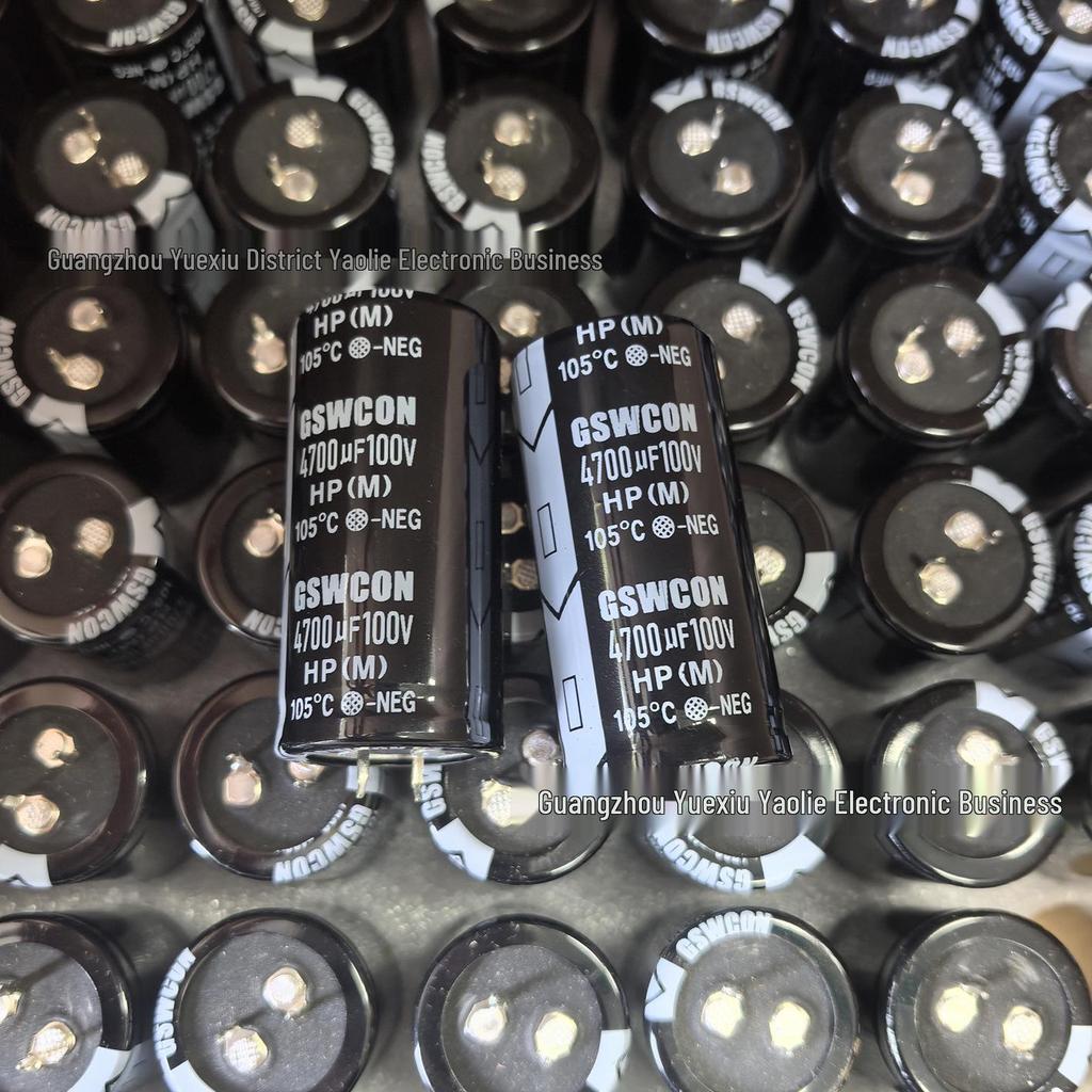 100V 4700uF 30x60mm DIP Electrolytic Capacitor for Welding Machine