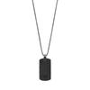 Fashionable Simple Eagle Logo Stainless Steel Necklace Men's Black EGS2847060-NLP