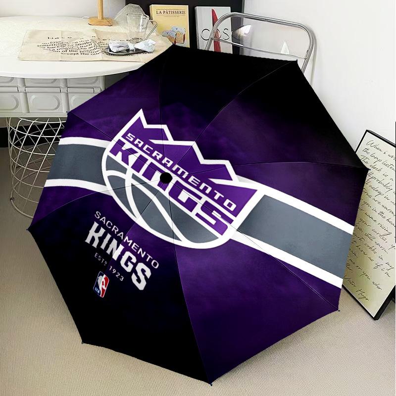 Kings Basketball Umbrella Folding umbrella, automatic umbrella 8-Frame for Travel, camping Use Gift for Halloween Christmas