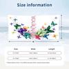 Butterfly Theme Beach Towel Personalized Custom Name & Text Soft Quick Dry Beach Towel for Swimming Travel