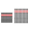Heavy-duty Electrical Screwdriver Set Durable Impact Screwdriver Bit Set with Magnetic Slotted Heads Corrosion for Slot for Diy