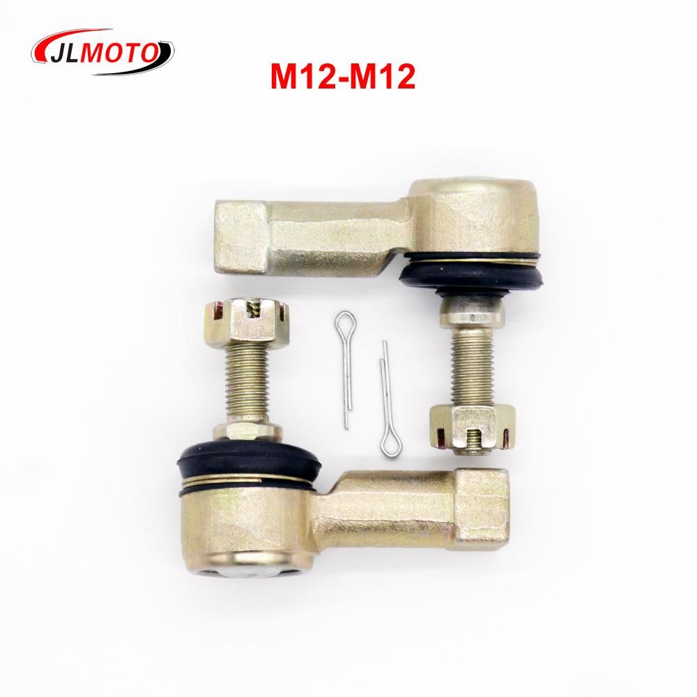 Комплект рулевых наконечников M12-M12 Для гольф-кара DS Golf Cart 102288301 10601 Квадроцикла ATV Honda FourTrax TRX300 Yamaha YFM350 450 Shineray 250cc stxe BJ-051-12