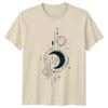 Celestial Geometric Moon Phase Magic T-Shirt Boho Birthday Gift For Him And Her