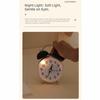 Loud Alarm Twin Bell Clock Soft Night Light Bedside Wake-up Clock Mechanical Clock  Bedroom