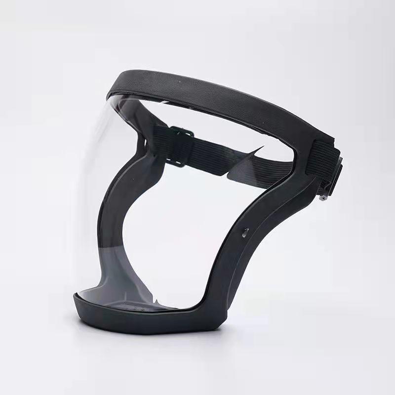 HD Anti-Fog Transparent Horse Head Full Face Protection Goggles чёрный