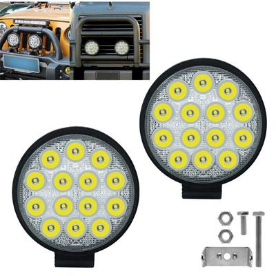 Nowe 4,5 cala 14LED 70W 6500K Okrągłe Offroadowe LED Światło Robocze Lampa Przeciwmgielna Do Jazdy Światło Punktowe