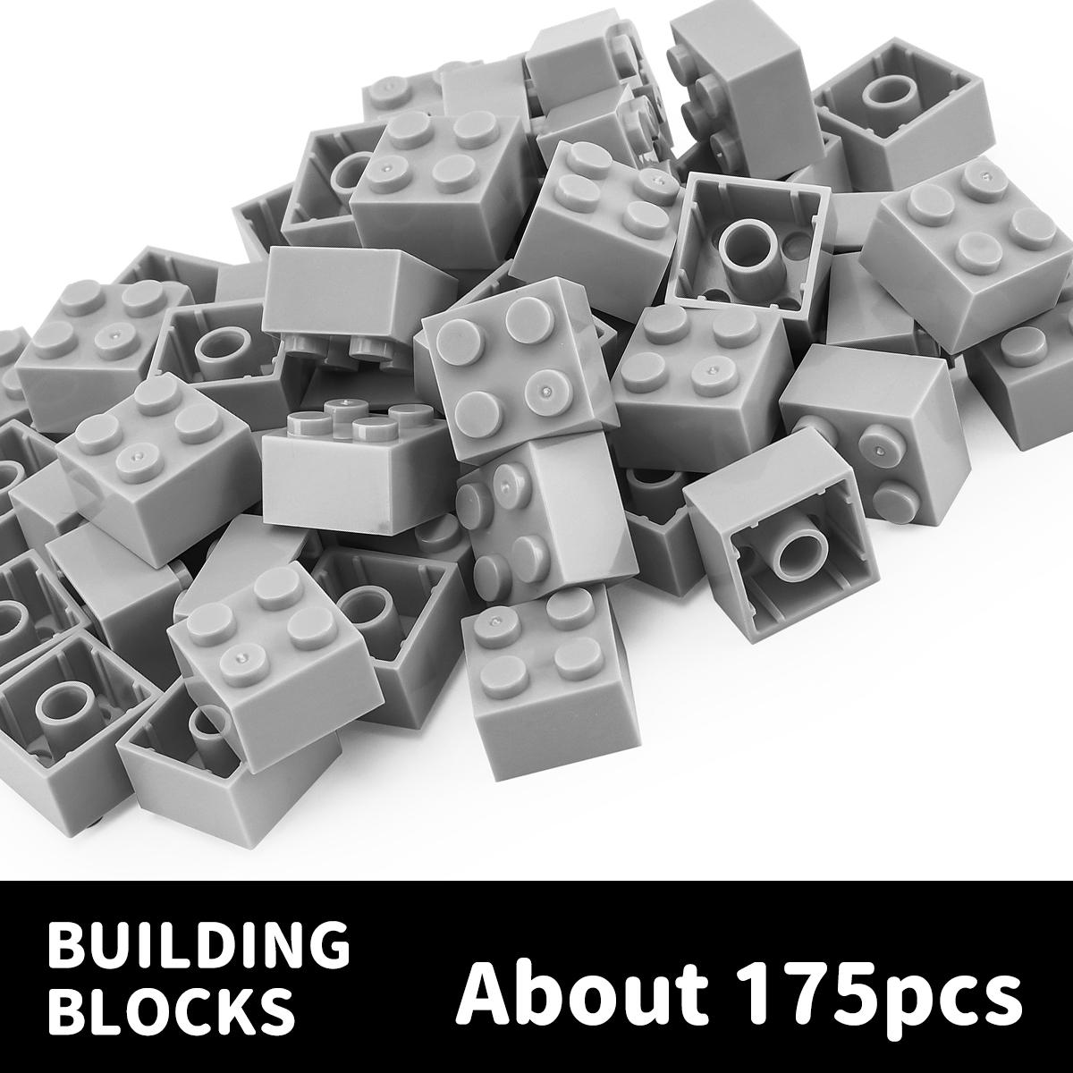 200g2x2 DIY Konstruktionssteine Dicke Figuren Steine 2x2 Noppen Lernorientiert Kreativ Größe Kompatibel Mit Spielzeug für Kinder 200g2x2high brick