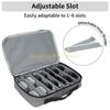 KX4B Sunglasses Organiser Multiple Eyeglasses Storage Bag Glasses Holder With Expandable Slots For Travel And Daily Use