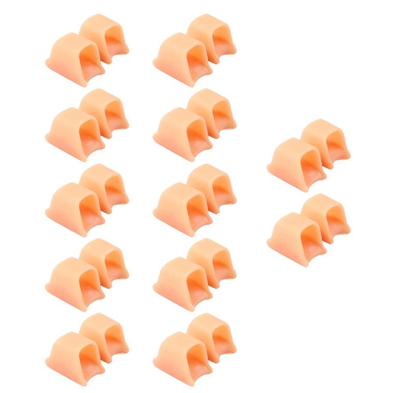 

A65T-Hammer Toe Straightener Corrector - Toe Corrector(12Pcs, Nude), Gel Toe Splint Relief For Bunion Medium Size