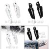 2 Pieces Foldable Foot Rest Pedals Folding Footpegs Motorcycle High Strength Pegs for Scooter