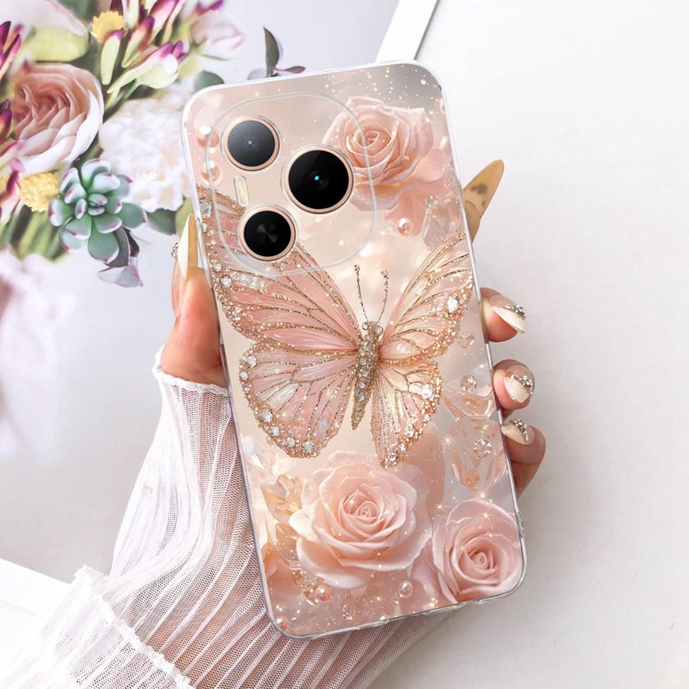Case For Honor Power 5G Cover DVD-AN00 Transparent Fashion Butterfly Cute Cat Cool Painted Soft Phone Casing For Honor Power 5G
