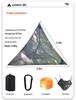 Cross-Border Triangle Air Hammock: Black Breathable Elastic Mesh for Outdoor Camping