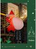 Santa Claus Climbing Window Light-Up Hat Figurine - Christmas Outdoor Inflatable Decoration