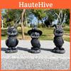 Enchanting Halloween Magic Owl Resin Craft Animal Sculpture Mini Desktop Decor