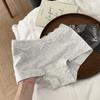 Female Spring and Autumn All Purpose Cotton Lace Edge 10A Antibacterial Extended Crotch Waist Flat Angle Panties