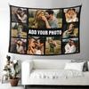 Custom Tapestry Upload Images/Text Customized Tapestry Wall Hanging Backdrop for Bedroom Dorm Wedding Multiple Sizes