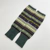 Women Bohemian Thick Knit Wool Leg Warmers Stretchy Patterned Winter Boot Socks Long Sleeve Leggings Covers