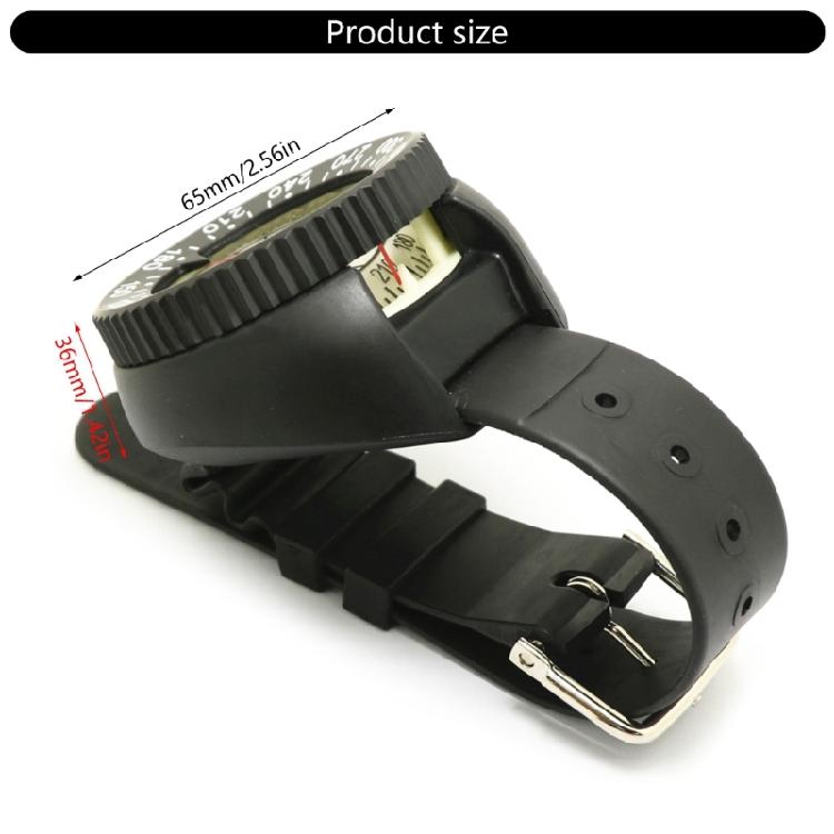 Outdoor Wrist Strap Type Compasses Underwater Diving Navigations Compasses Waterproofs Luminously Dials Compasses Easy Use