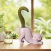 Cat Shape Flower Pot Porcelain Succulent Planter Mini Flower Vase Desktop Ornament Porcelain Vase For Gardening Potted Planters