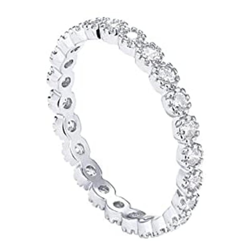 

Кольца-обещания Huitan Round Cubic Zirconia для женщин, изысканные цветные женские аксессуары, белые/небесно-голубые ювелирные изделия из фианита 9