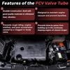 Positive Crankcase Ventilation PCV Valve Tube Fitting for Chevy Traverse 3.6L 12-17 for Buick Enclave 3.6L 12-17 for GMC Acadia 3.6L 12-16 Hose