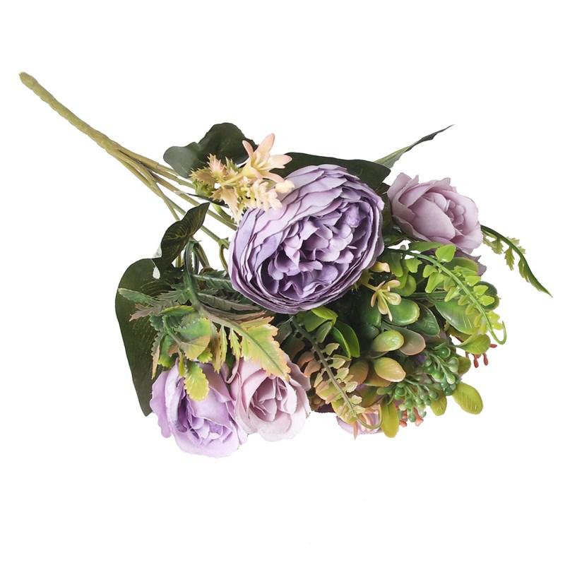 1/3pcs Silk Rose Artificial Flowers Wedding Home Room Festival Decoration Fake Flower Bouquet Craft Scrapbooking Wreath Supplies