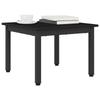 Coffee Table Black Oak Look 50 X 50 X 36 Cm Engineered Wood