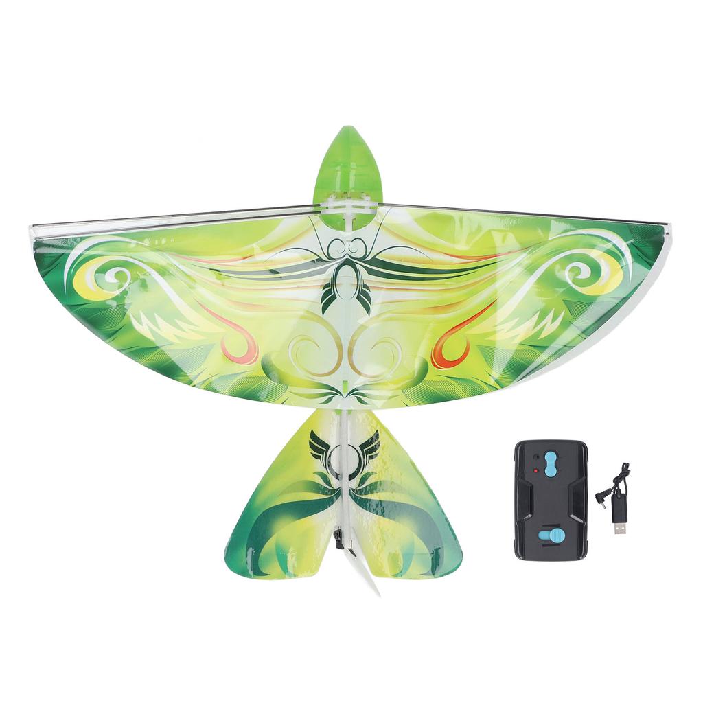 Flying RC Bird Toy 2.4GHz USB Charging LED Bionic Flapping Wings Bird for Indoor Outdor