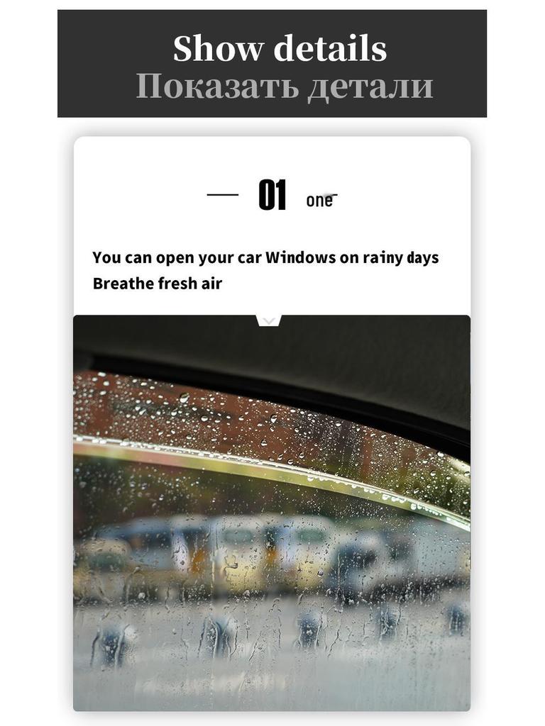 Deflektor střešního okna a sluneční clona pro Mitsubishi Delica D2