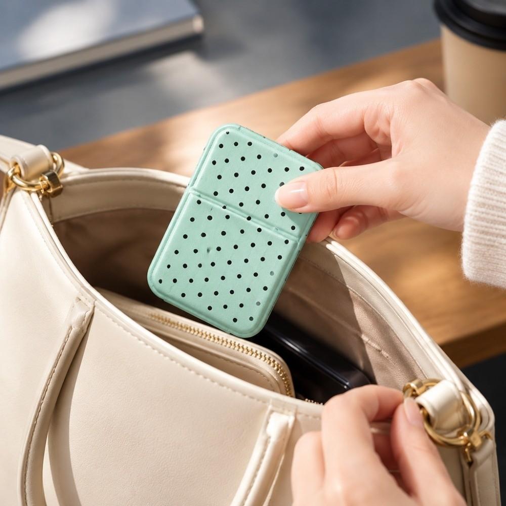 Mini Cosmetic Mirror Polka dot pattern Pocket Mirror Portable PortbaleVanity Mirror Desktop Use