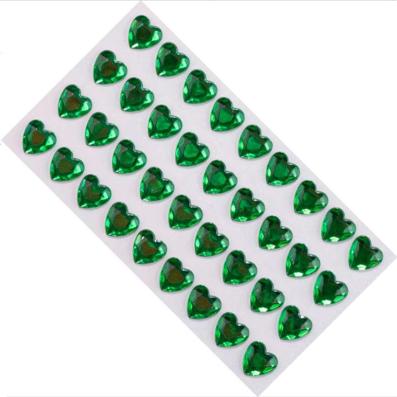 12MM36 Acrylic Love Drill Stick Korean Girl Heart the Same Model Mobile Phone Case Ledger Sticker