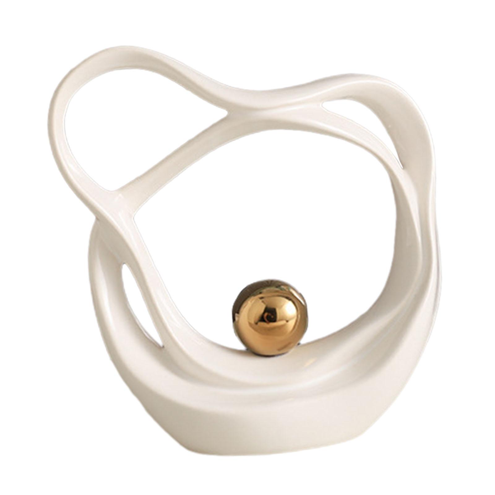 

Современная керамическая скульптура-статуэтка, абстрактная керамическая статуэтка, украшение для дома, новинка, подарочный скандинавский орнамент для полки в ванной комнате