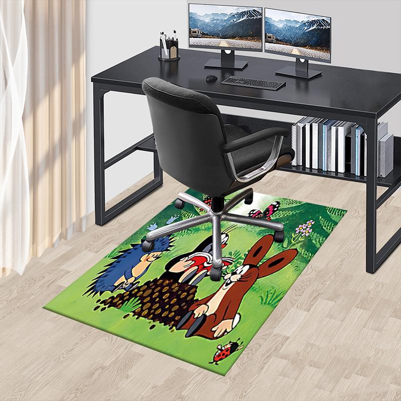 Butterflies Friends Carpet For Playroom Bedroom Living Room Sofa Home Decorkids Game Area Rug Nonslip Floor Mat